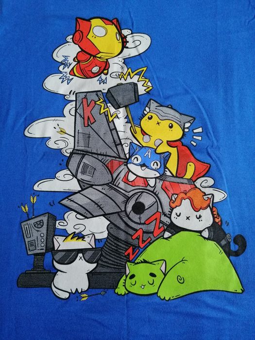 T-shirt, koszulka Othertees cats Avengers rozm. L
