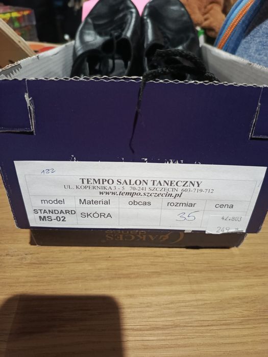 Buty taneczne chłopięce r. 35