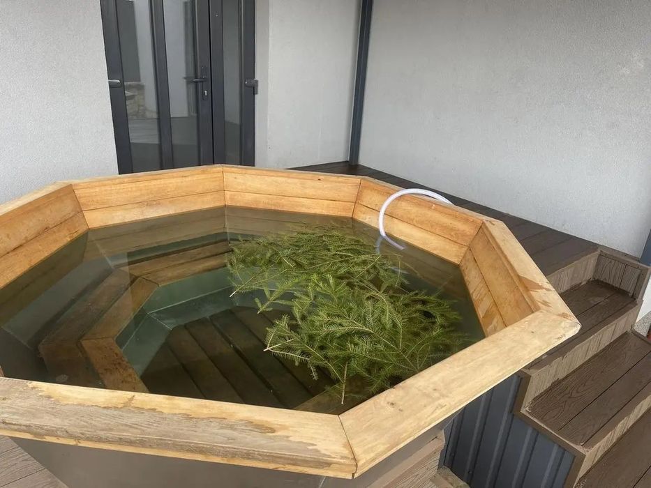 ЛУЧШИЕ ЧАНЫ В ДНЕПРЕ‼️Карпатский чан для купания до 8 человек Джакузи