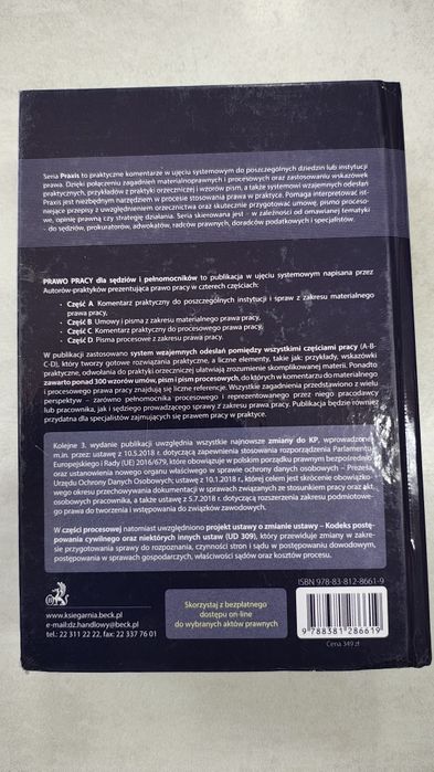 Prawo pracy dla sędziów i pełnomocników. Praca zbiorowa