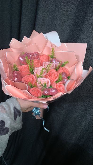 Продам букетик из мыльных роз,ручная работа