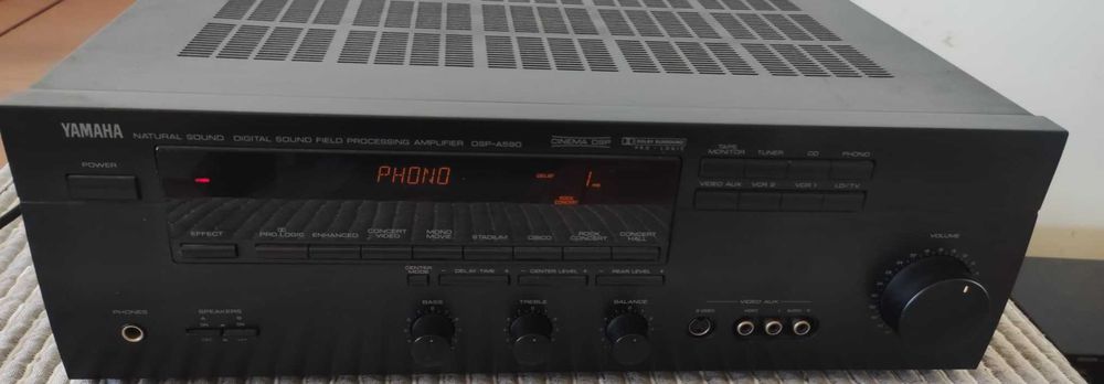 Amplificador Processador YAMAHA DSP-A590 Natural Sound Hi-Fi (100% Funcional)