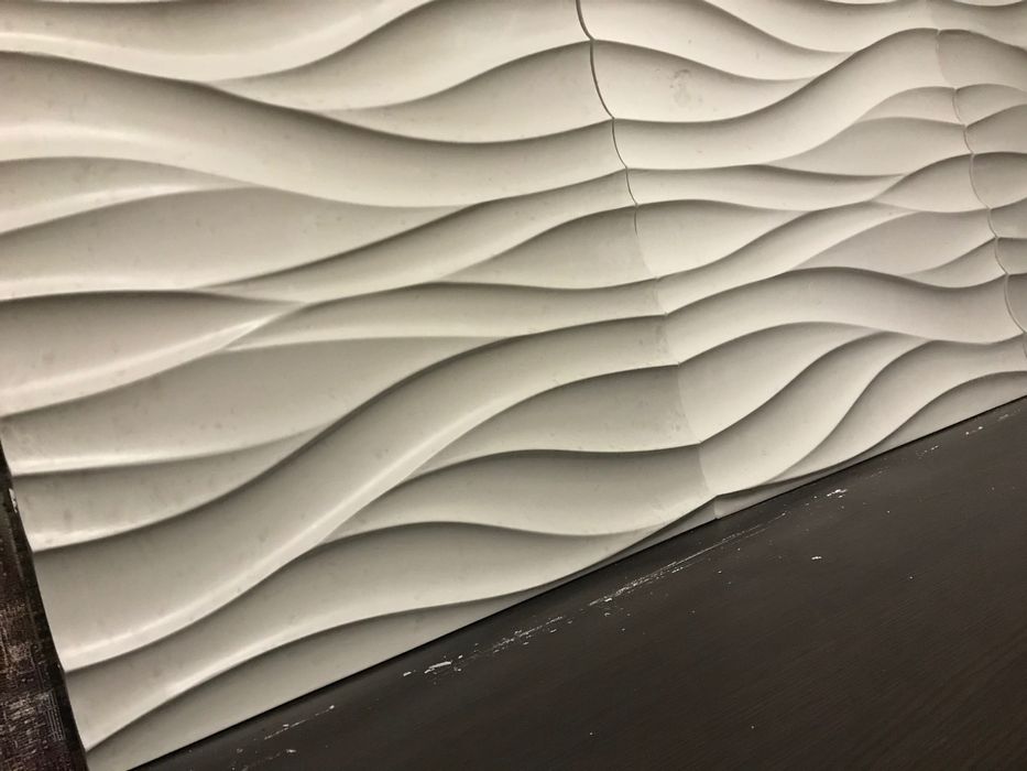 3D панель гіпсова «хвиля»
