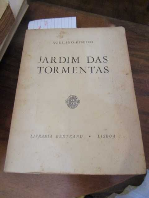 Livro Aquilino Ribeiro Jardim das Tormentas