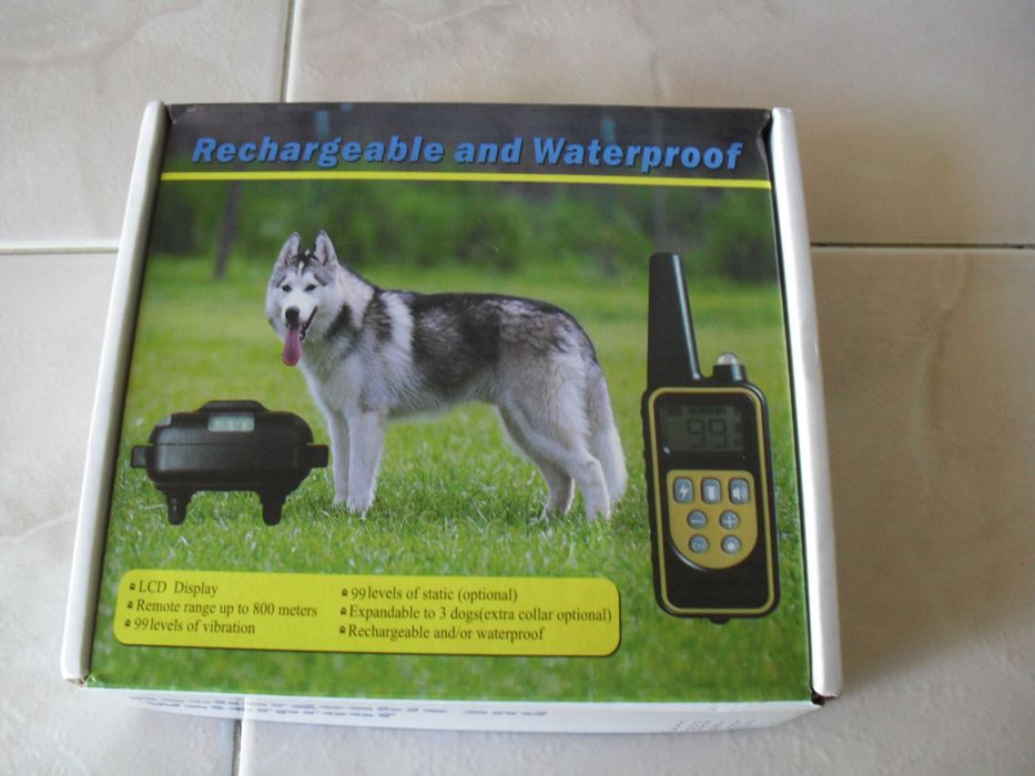 Coleira para  treino  de cães de companhia e caça