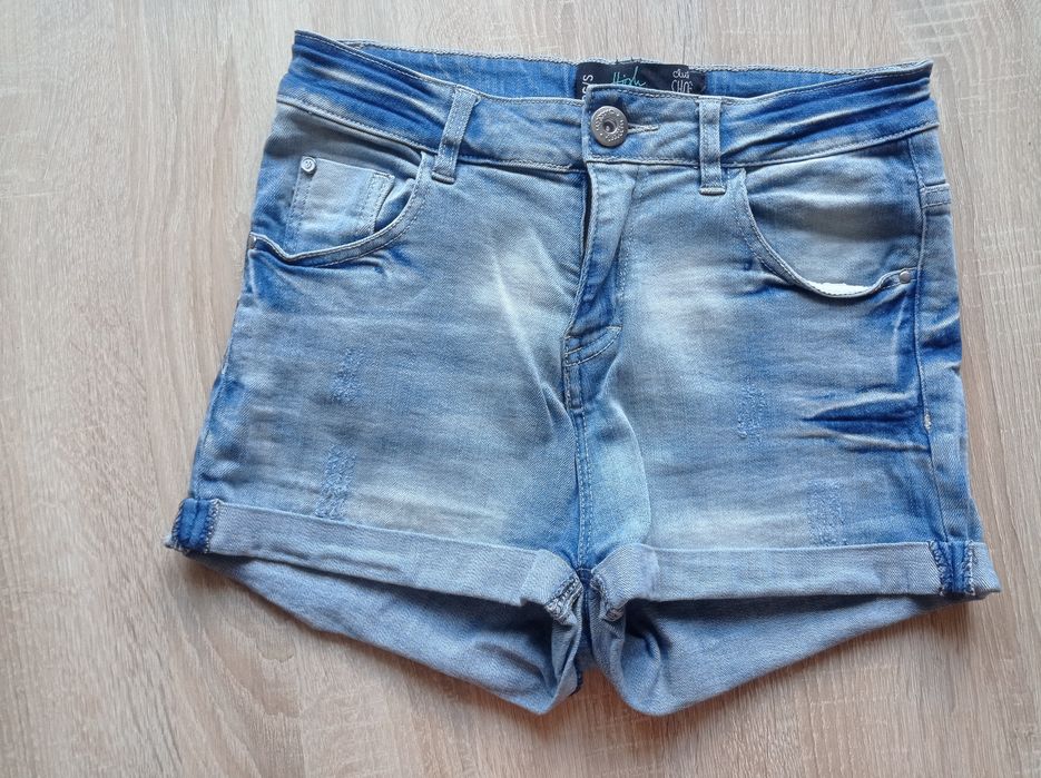 Krótkie spodenki jeansowe damskie S