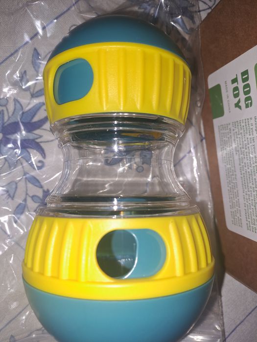 Zabawka spowalniająca jedzenie dla psa regulowane otwory nowa +gratis