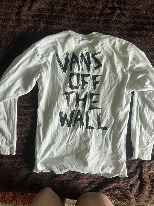 Vans лонгслив white