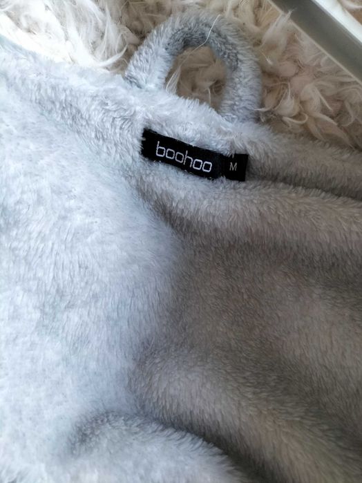 Szlafrok Boohoo szary miś M