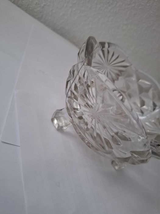 Tigela com pé de tigela vintage anos 30 e 40 Art Déco