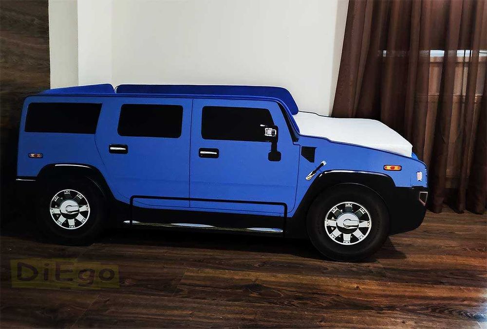 Безкоштовна доставка ліжко машина Джип бiла. (Кровать машина Hummer)
