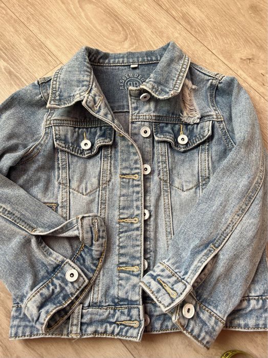 Джинсовый пиджак для девочки