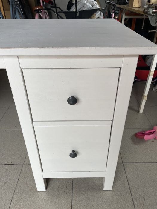 Biurko Ikea Hemnes biale