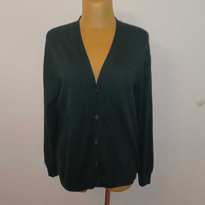 CHRISTIAN BERG kardigan męski wełna kaszmir inne DUUŻY dla XXL