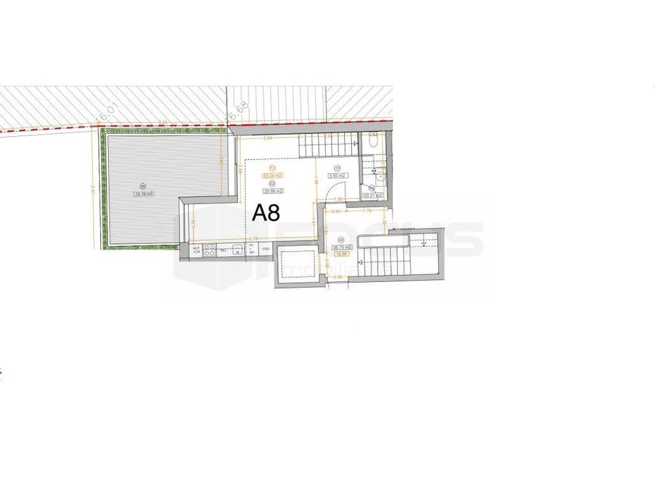 Novo apartamento T2 Duplex, Condominio fechado, zona histórica de A...
