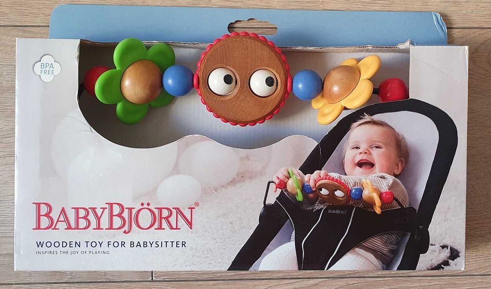 ORYGINAŁ! Baby Bjorn GOOGLY EYES - zabawka do Bujaka BabyBjorn