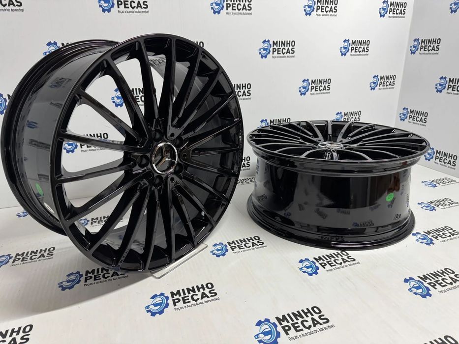 Jantes Mercedes AMG em 19 (5x112) preto brilho