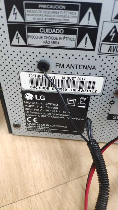 Aparelhagem LG CM1560