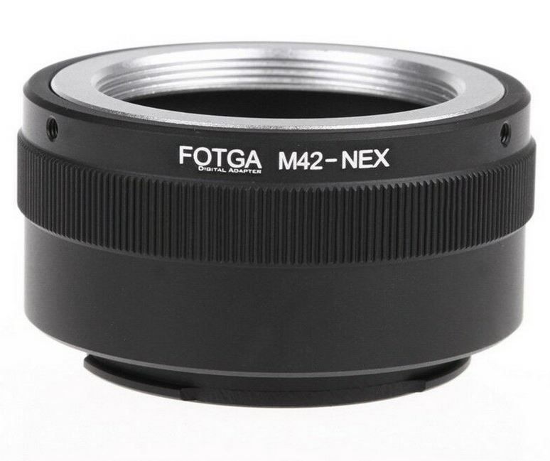 Adaptador M42 - NEX Sony lente e-mount emount rosca Takumar Helios