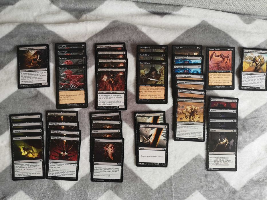Magic the Gathering Mono Black aggro Pauper