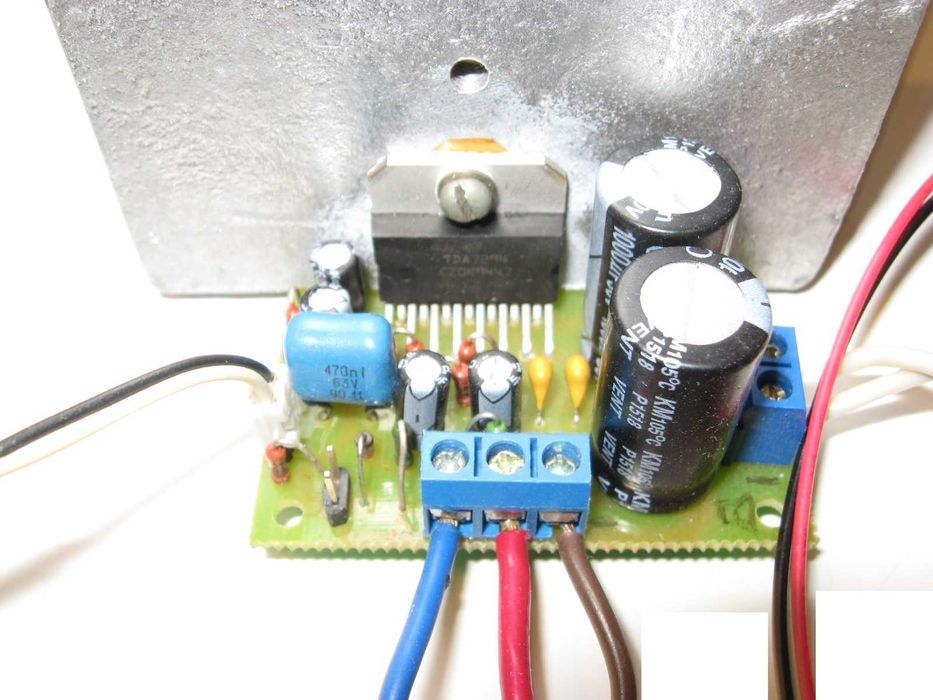 TDA7294 усилитель 100Вт + (с блоком питания, трансформатор Uп ±30в)