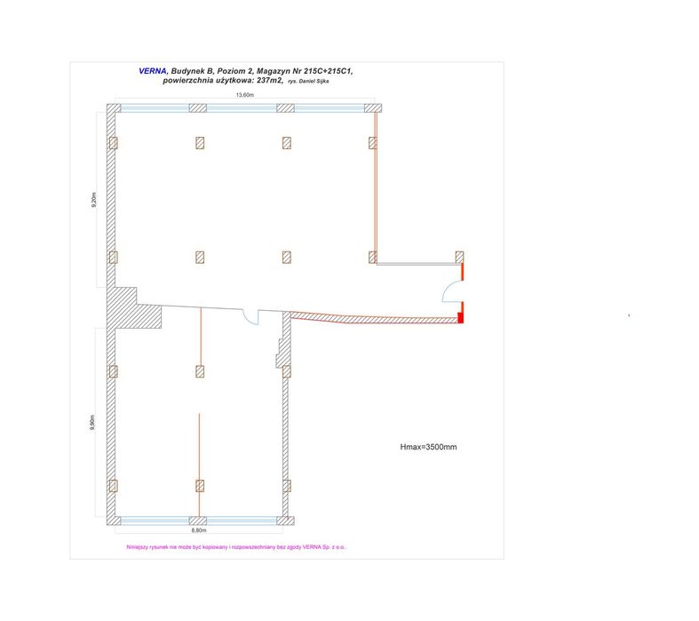 Magazyn / archiwum 237 m² | winda towarowa | 24/7 | Wola