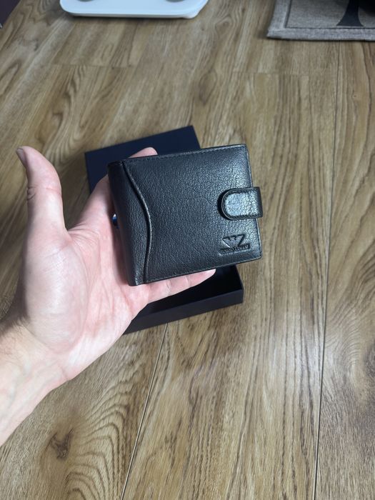 Чоловічий шкіряний гаманець Emporio Armani