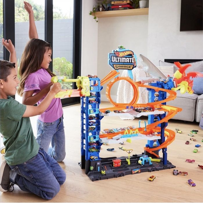 Hot Wheels City Let's Race Garage Playset мегагараж Легенданий гараж