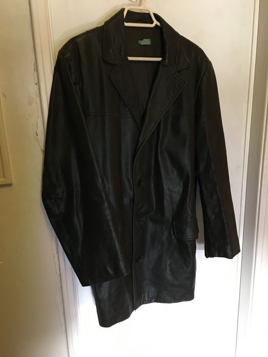 Casaco em cabedal para homem