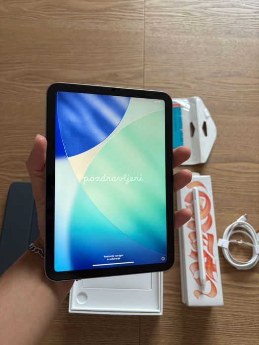 Pad mini A17 Pro 128GB Space Gray + Apple Pencil Pro + Capa Apple | Fatura