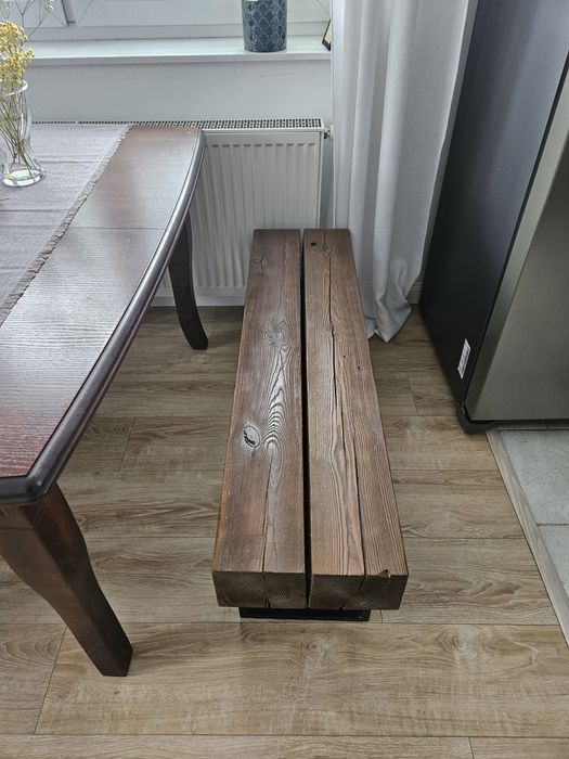 Ławka drewniana do salonu