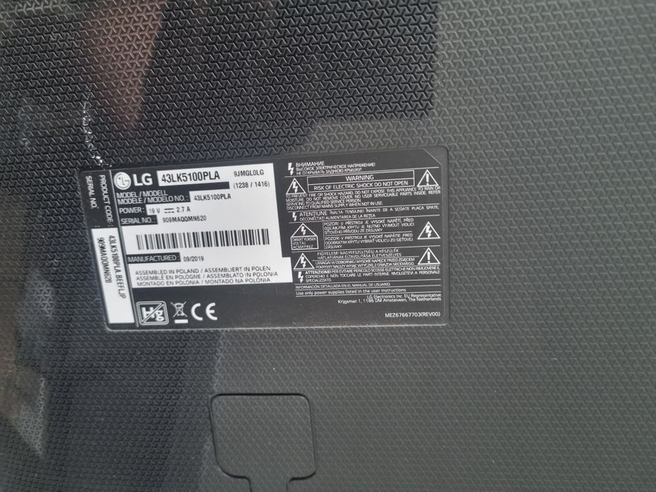 Telewizor LG 43” Full HD Dynamic Color 43LK5100