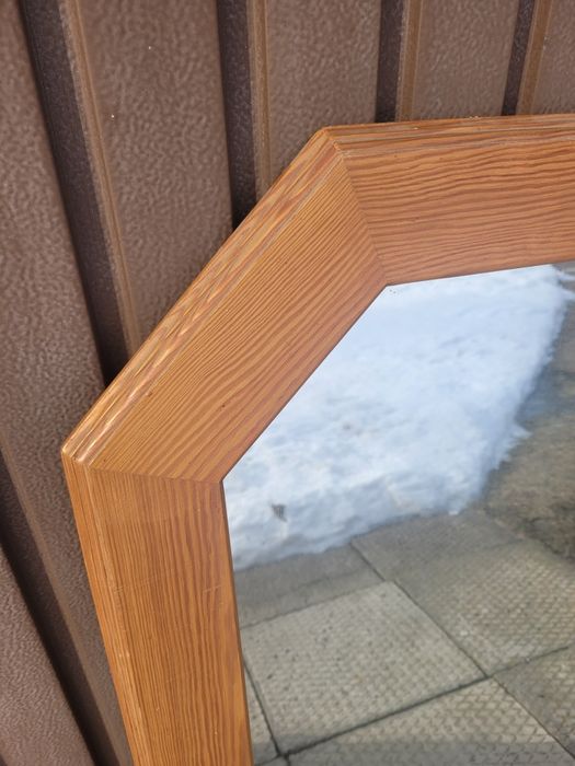 Lustro drewniana oprawa duże stare