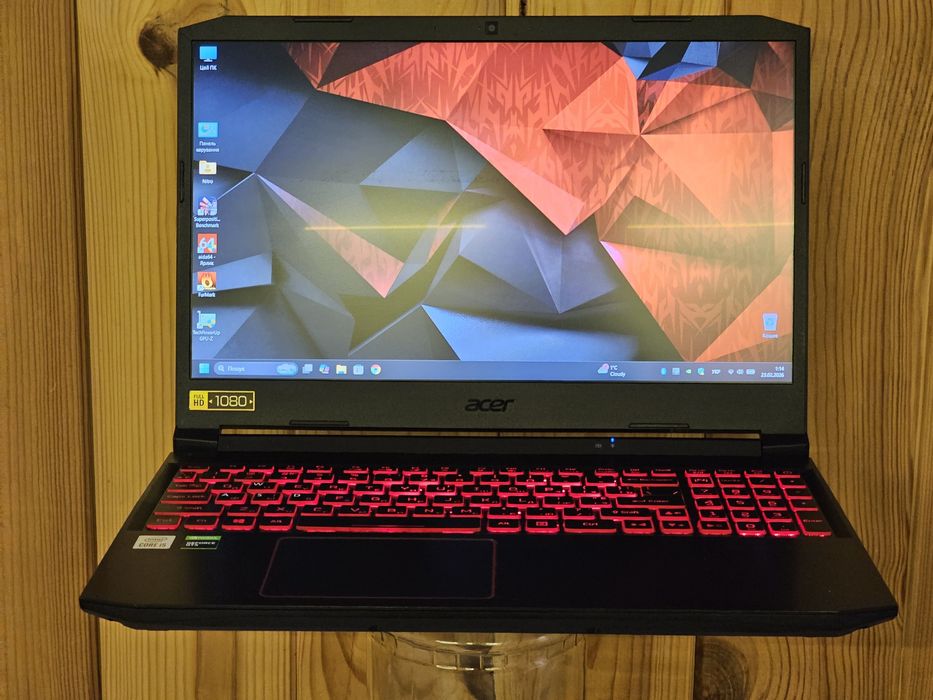 Acer Nitro 15.6"/i5 10300H/GTX 1650/RAM 16GB/SSD 480GB