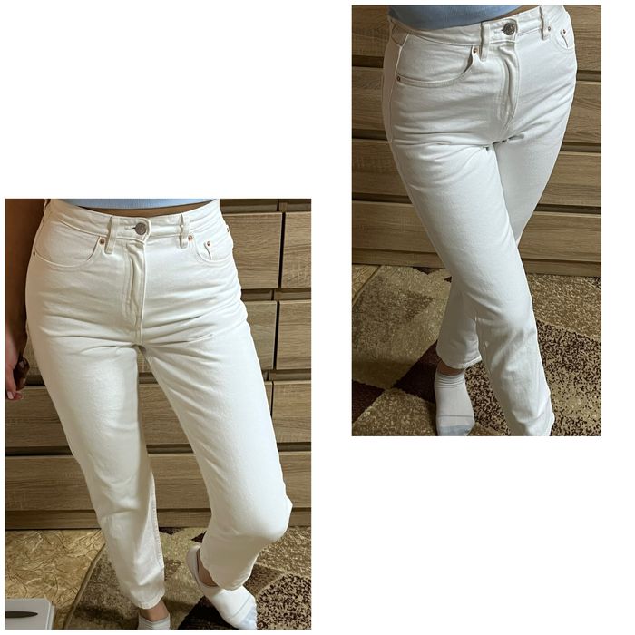 Білі жіночі джинси