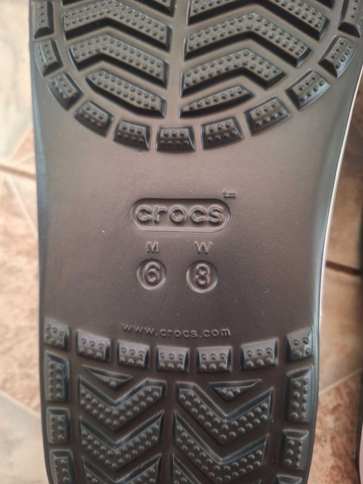 Крокс в'єтнамки Crocs Bayaband Flip Black/White, M5/W6, 38-39 розмір