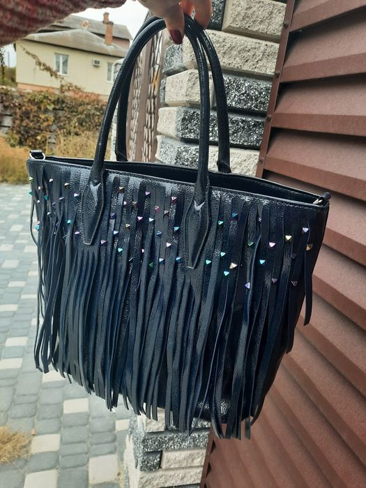 Сумка шоппер синя