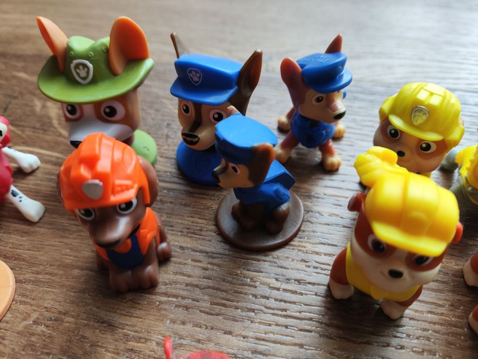 Figurki Psi Patrol Paw Skye Rubble samoloty