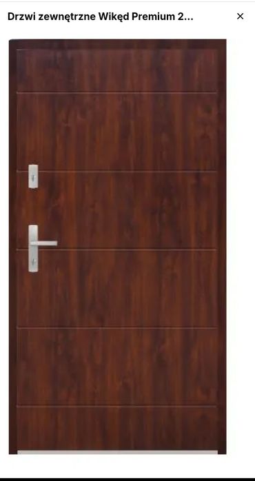 Sprzedam nowe drzwi wikęd model 26c orzech