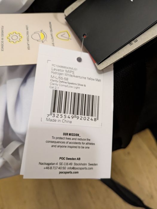 POC Levator 55 58 MIPS M L kask narciarski snowboardowy wizjer szyba