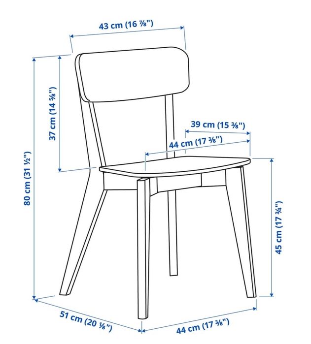 Mesa + 4 Cadeiras Lisabo (IKEA)