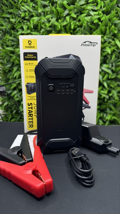 Автомобільний бустер Baseus PrimeTrip VJ1 12000mAh Оновлений 12 бустер