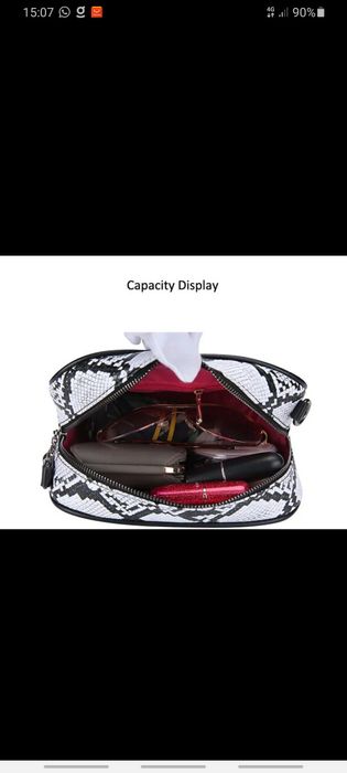 Crossbody Victoria S  torebka panterka zebra Hit sezonu