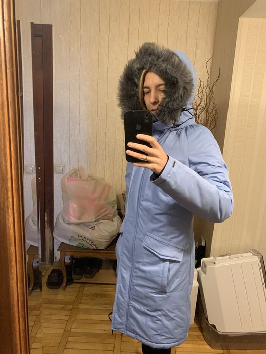 Зимова куртка парка пуховик пальто дасті