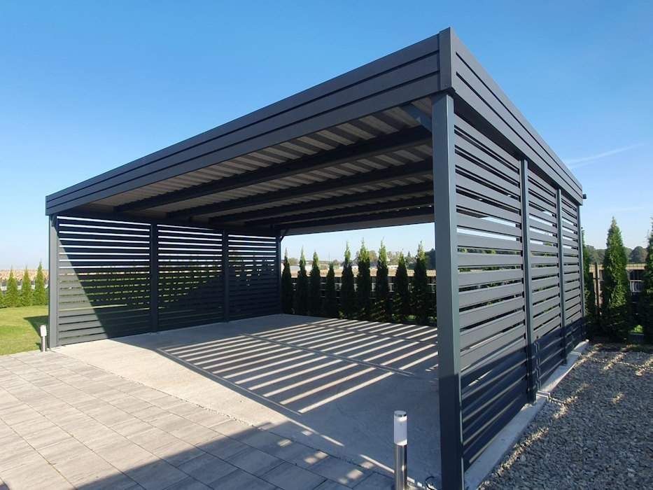 Навіс для авто під ключ