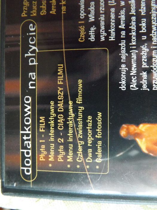 Diuna DUNE dvd film serial unikat