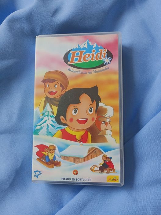 5 Cassetes HVS do desenho animado Heidi