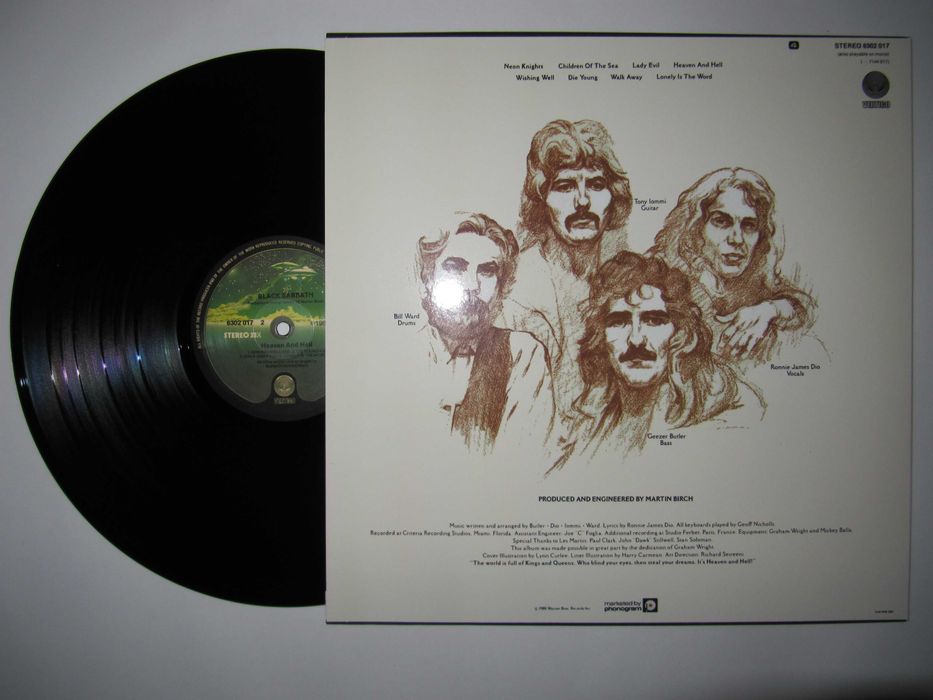 BLACK SABBATH -Heaven And Hell- 1980 (ІДЕАЛЬНИЙ) *NM/NM - Платівка