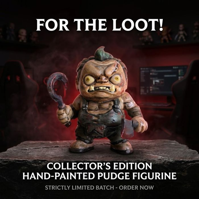 Колекційна фігурка Pudge (Падж / Пудж) Dota 2 | Ручний розпис 3D