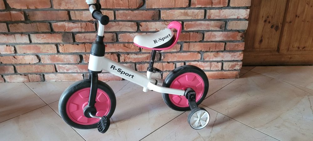 Rowerek dla dziewczynki  3 w 1